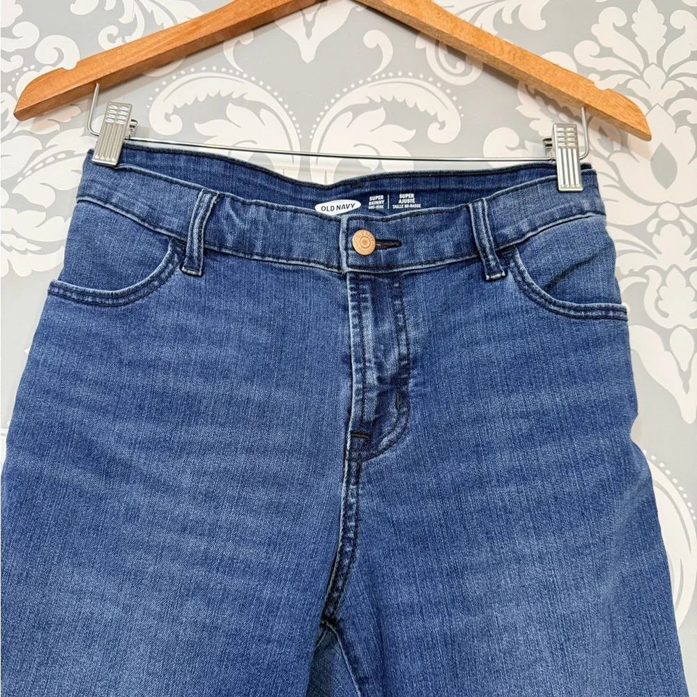 4/$25‎ • Old Navy Super Skinny Mid Rise Jeans - Picture 2 of 4